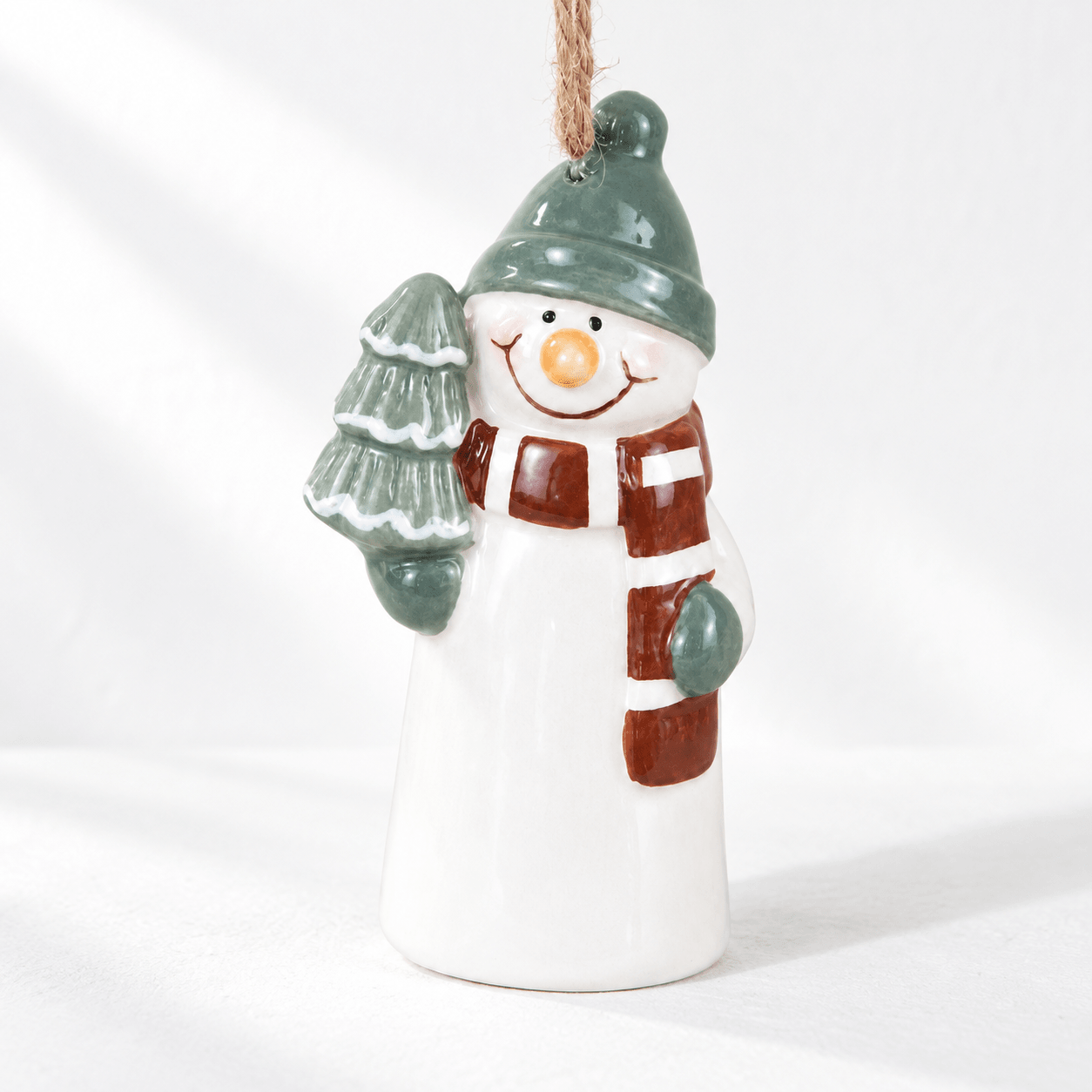Hanging Snowman Decoration — 9cm