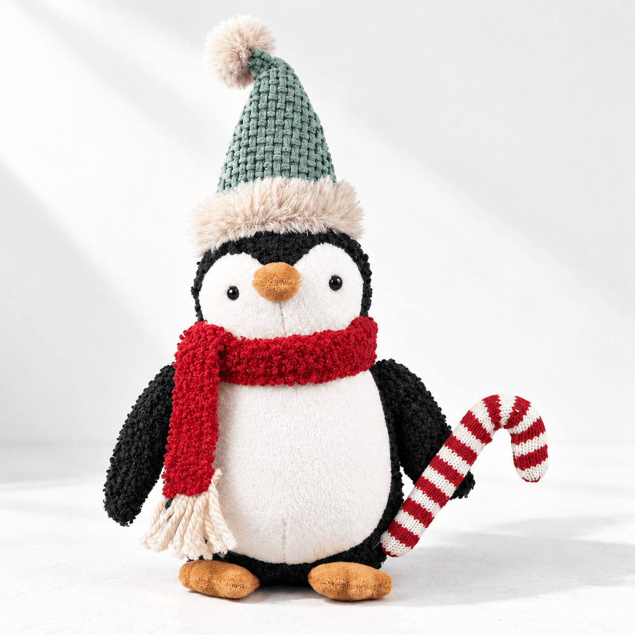 Festive Fabric Penguin Decoration — 34cm