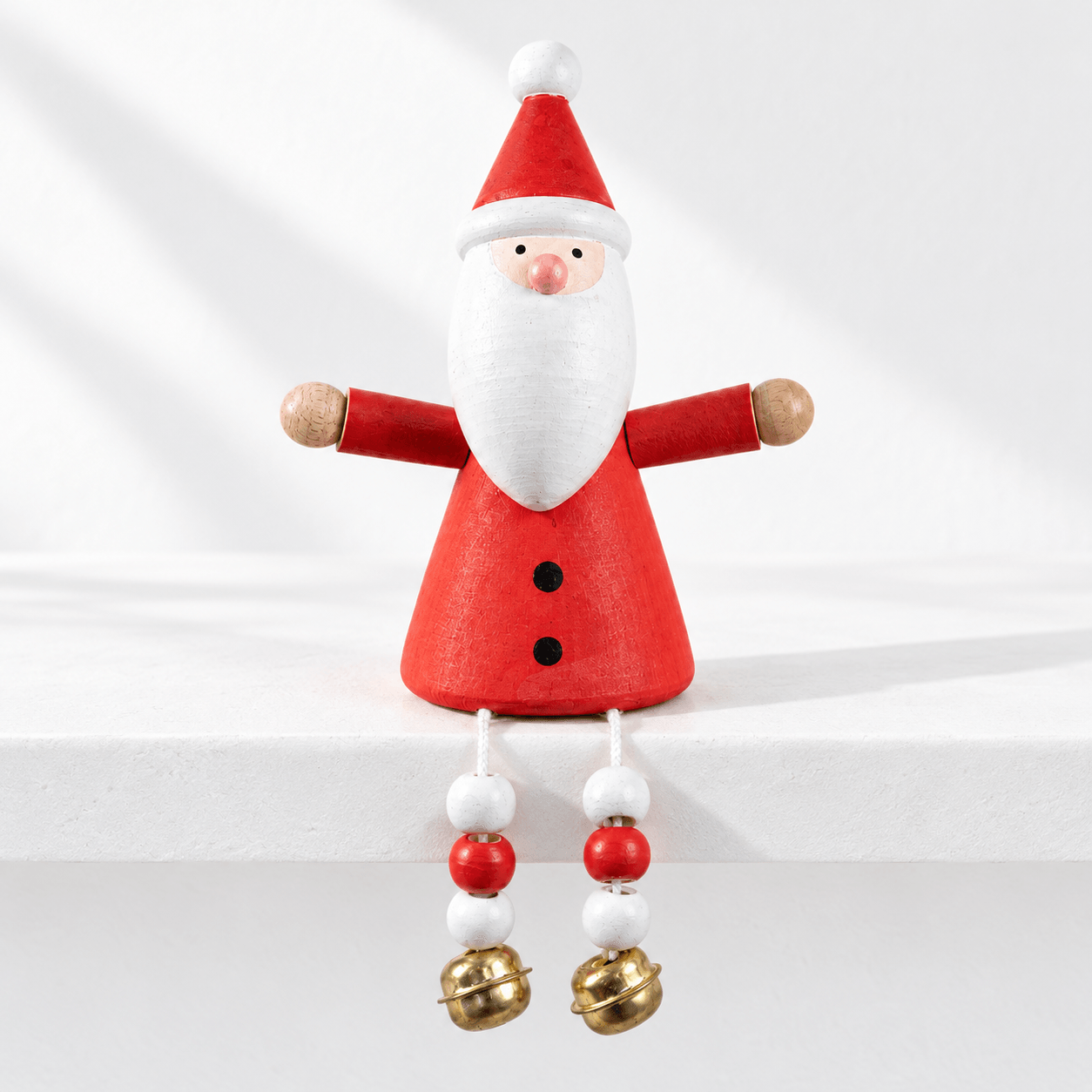 Santa Shelf Decoration — 10cm