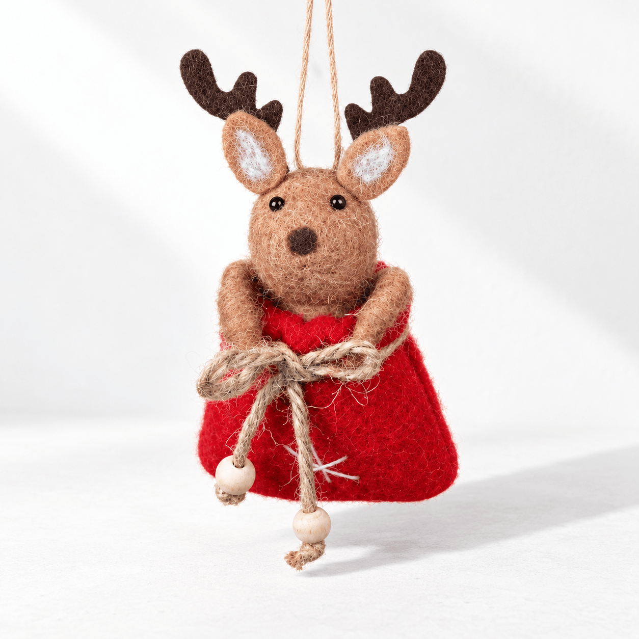 Felt Reindeer or Mouse Hanger — 10cm, Assorted